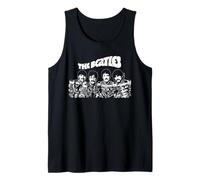 Official The Beatles Cartoon Shot Tank Top