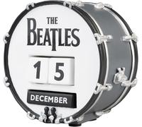OFFICIAL THE BEATLES KICK DRUM 3D PERPETUAL CALENDAR ORNAMENT NEW IN BOX ERIK