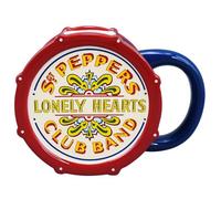 OFFICIAL THE BEATLES SGT PEPPERS DRUM SHAPPED COFFEE CUP NEW IN GIFT BOX HMB