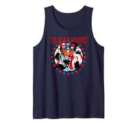 Official The Black Crowes Logo Band Southern Blues Rock Tank Top, Men, Navy Blue, Large