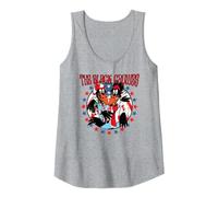 Official The Black Crowes Logo Band Southern Blues Rock Tank Top, Women, Heather Grey, Medium