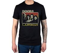 Official The Doors LA Woman T-Shirt Band Music Rock American Black