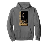 Official The Godfather - The Don's Shadow Pullover Hoodie, Adult Unisex, Asphalt Grey, Small