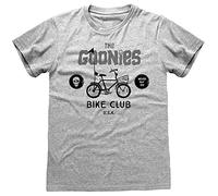 Heroes Inc Mens The Goonies T-Shirt Short Sleeve Bike Tee Grey Medium