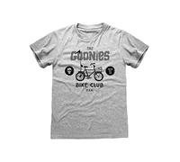 Heroes Inc. Mens The Goonies T-Shirt Short Sleeve Bike Tee Grey XX-Large