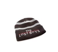 Official The Lost Boys Logo Beanie - Black Winter Hat for Adults & Vampire Fans
