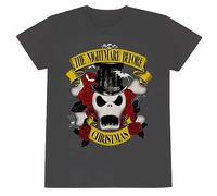 Heroes Inc. Officially Licenced Nightmare Before Christmas Top Hat Jack T-Shirt Light Graphite