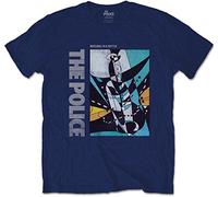 Official The Police - Message in a Bottle - Mens Navy T Shirt (Medium)