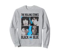 Official The Rolling Stones Black And Blue Photo Squares Sweatshirt