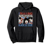 Official The Rolling Stones Black And Blue Pullover Hoodie
