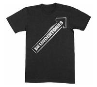 Official The Undertones Arrow Spray Unisex Black T-Shirt, Medium