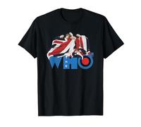 Official The Who Flag T-Shirt, Men, Black, XX-Large