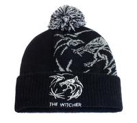 Official The Witcher Logo Pom Beanie - Ski-Style Winter Hat for Adults & Series