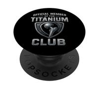 Official Titanium Club Hip Replacement Survivor PopSockets Adhesive PopGrip