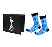 Official Tottenham Football Mens Socks & Wallet Gift Set