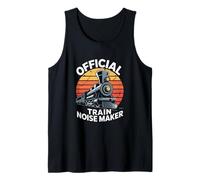 Official Train Noise Maker Funny Railway Locomotive Tank Top