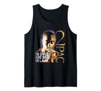 Official Tupac to Live and Die in LA Tank Top