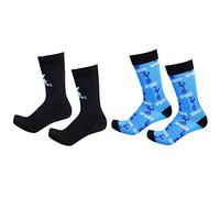 Official Twin Pack 2 Pairs of Tottenham Football Mens Socks (Adults Size 8-11)