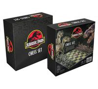 OFFICIAL UNIVERSAL JURASSIC PARK DINOSAUR PIECE CHESS SET NEW IN COLLECTOR BOX