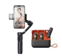 Official V3 Smartphone Stabilizer Ai Face Tracking 3-Axis Phone Gimbal Built-in Selfie Stick Portable Fit For iPhone16/Fit For Samsung(V3black MIC TypeC)