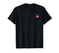 Official Vasco da Gama USA Men's Unisex Black Small Classic Fit Polyester T-Shirt