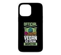 Official Vegan Ice Cream Inspector Funny Vegan Food Lover Case for iPhone 13 Pro Max