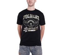 Official Volbeat T Shirt Seal The Deal Denmark Graveyard Band Logo Mens New