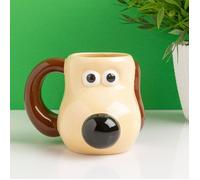 Half Moon Bay | Wallace & Gromit | Gromit Shaped Mug | 3D Ceramic Coffee & Tea Cup | Large 500ml Capacity | Official Aardman Merchandise | Novelty Collectible Everyday Gift