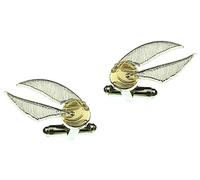 Official Warner Bros Harry Potter Golden Snitch Silver Cufflinks