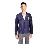 Official Wednesday Addams School Uniform Jacket for Teens - Ideal for Nevermore Costume Kids- Size Teen