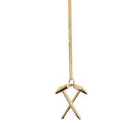 Official West Ham 18ct Gold Plated Silver Hammers Pendant & Chain - Hallmarked Licensed Gift