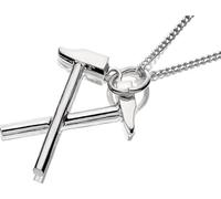Official West Ham Sterling Silver Hammers Pendant & Chain - 925 Hallmarked Licensed Gift