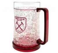 Official WEST HAM UNITED fc home style plastic freezer tankard