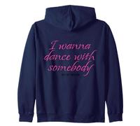 Official Whitney Houston I Wanna Dance with Somebody Zip Hoodie