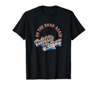 Official Willie Nelson On The Road Again T-Shirt, Men, Black, Large