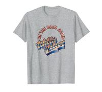 Official Willie Nelson On The Road Again T-Shirt, Men, Heather Grey, 5X-Large