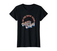 Official Willie Nelson On The Road Again T-Shirt, Women, Black, XX-Large