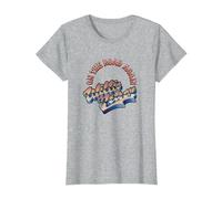 Official Willie Nelson On The Road Again T-Shirt, Women, Heather Grey, Large