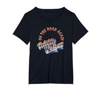 Official Willie Nelson On The Road Again T-Shirt, Women's Plus, Black, 5X