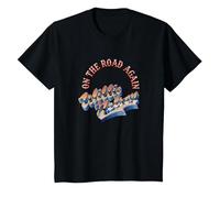 Official Willie Nelson On The Road Again T-Shirt, Youth, Black, 2T