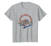 Official Willie Nelson On The Road Again T-Shirt, Youth, Heather Grey, Large