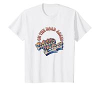 Official Willie Nelson On The Road Again T-Shirt, Youth, White, 3T