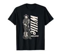 Official Willie Nelson Standing Guitar T-Shirt