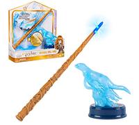 Official Wizarding World, 12-Inch Hermione Granger Patronus Light-up Projection WandKids’ Harry Potter Fancy Dress Role Play Toys for Ages 6 and up