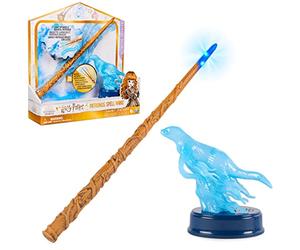 Official Wizarding World, 12-Inch Hermione Granger Patronus Light-up Projection WandKids’ Harry Potter Fancy Dress Role Play Toys for Ages 6 and up