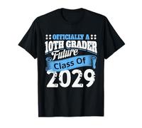 Officially 10th Grader Class of 2029 Fun First Day of School T-Shirt