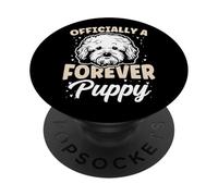 Officially A Forever Puppy Cute Maltipoo Dog Owner PopSockets Adhesive PopGrip