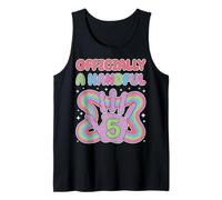 Officially a Handful 5th Birthday Matching Family Party Tank Top