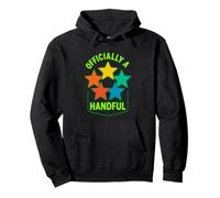 Officially A Handful Funny Parent Stars Pullover Hoodie