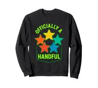 Officially A Handful Funny Parent Stars Sweatshirt